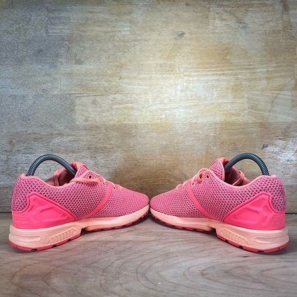 Adidas Originals ZX Flux Split K Womens Sz 6 (5Y) Athletic Shoes Sun Glow AQ6292 - Picture 5 of 8